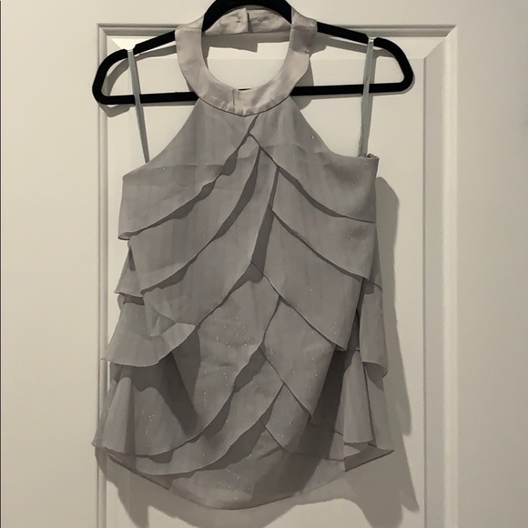BCBGeneration Tops - BCBG Chiffon Tiered Halter Top